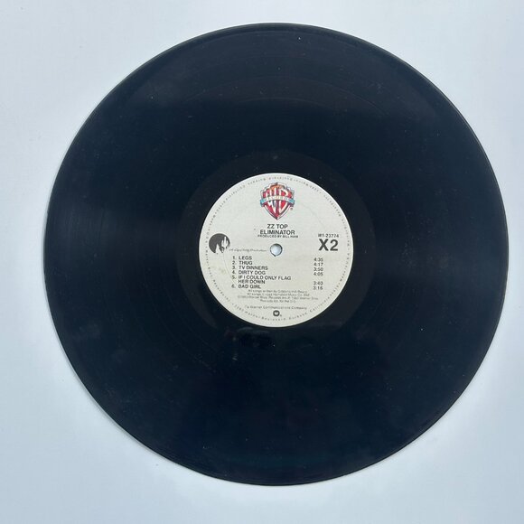 Eliminator by ZZ Top (WB, 1983) 1-23774 LP 12" Vinyl Record - Picture 5 of 6